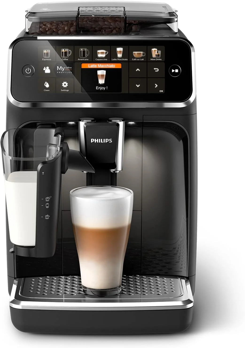 PHILIPS Macchina da caffè automatica LatteGo Serie 5400 - Ricondizionata - Qualità A+ – immagine 7